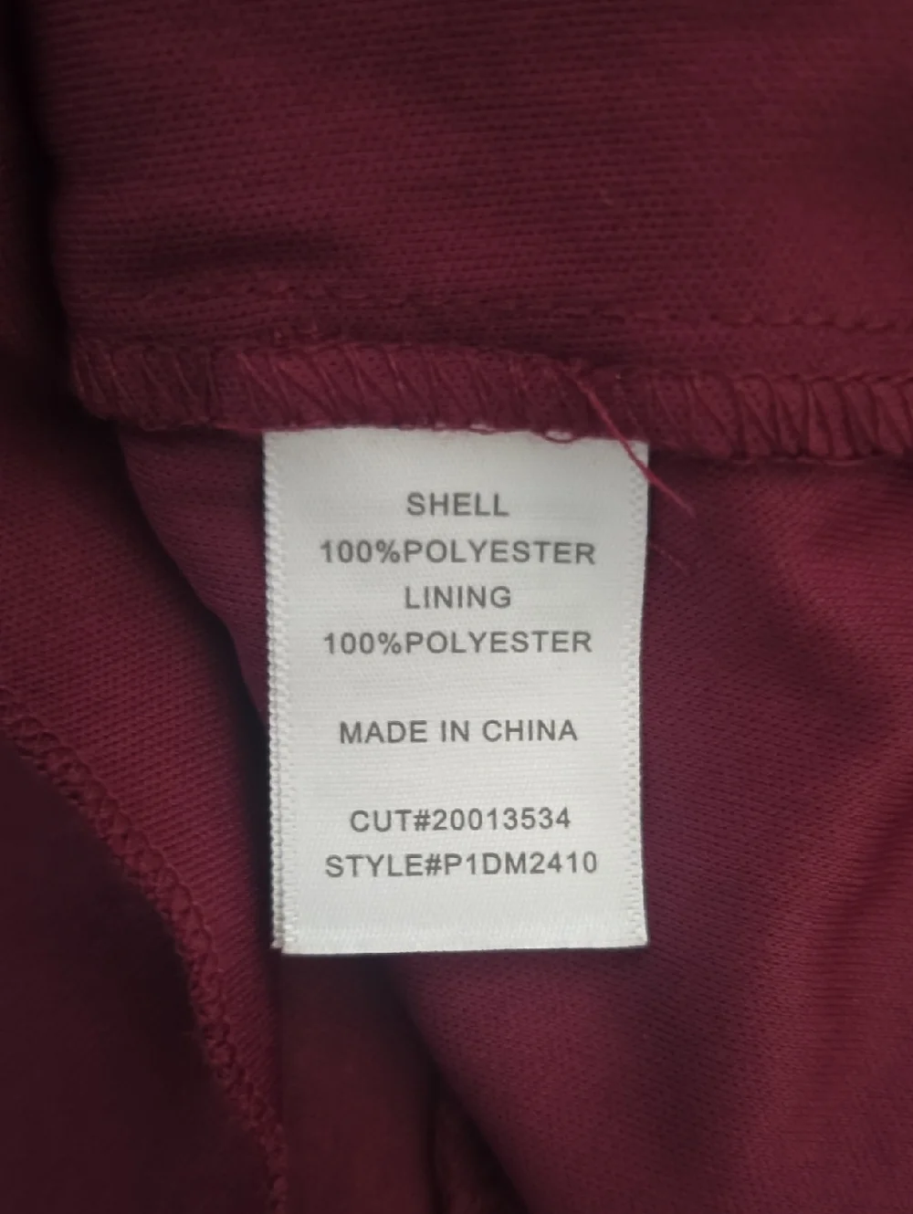 PREMIER AMOUR BRAND WOMEN'S BURGUNDY LINED DRAPED NECKLINE EVENING DRESS SIZE 12_15